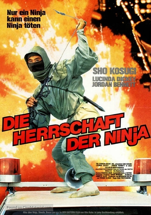 Ninja III: The Domination - German Movie Poster