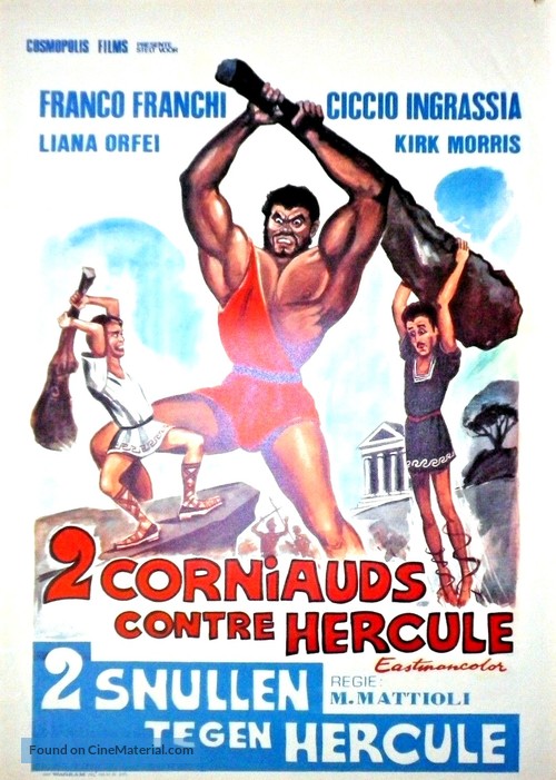 Maciste contro Ercole nella valle dei guai - Belgian Movie Poster