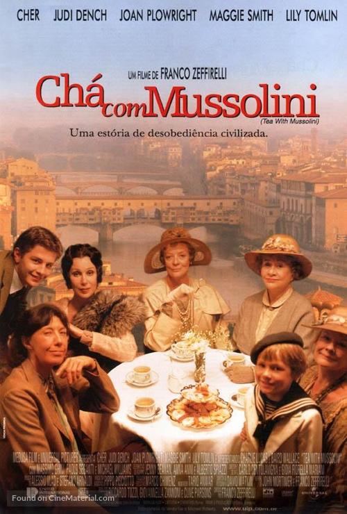 Tea with Mussolini - Brazilian Movie Poster