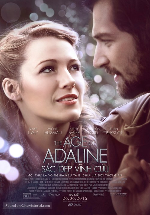 The Age of Adaline - Vietnamese Movie Poster