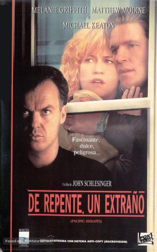 Pacific Heights - Spanish VHS movie cover