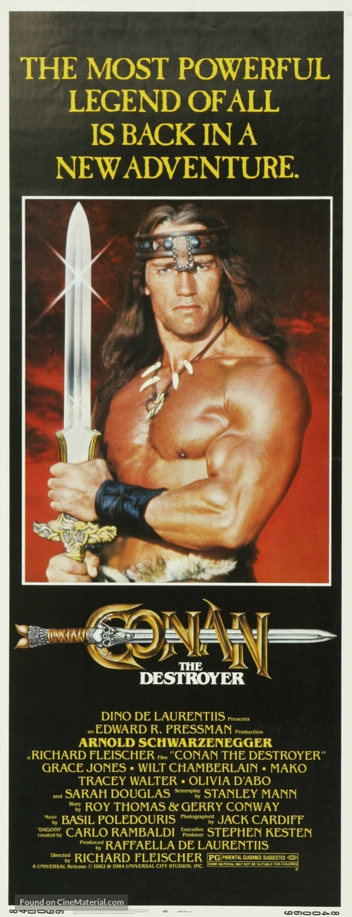 Conan The Destroyer - Movie Poster