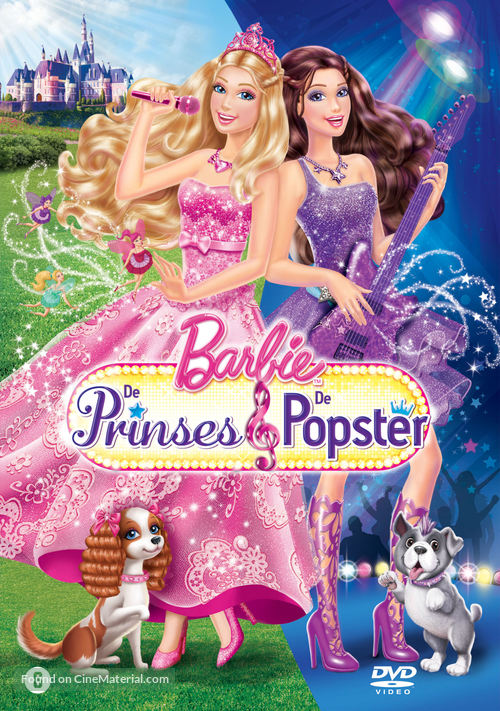 Barbie: The Princess &amp; the Popstar - Dutch DVD movie cover