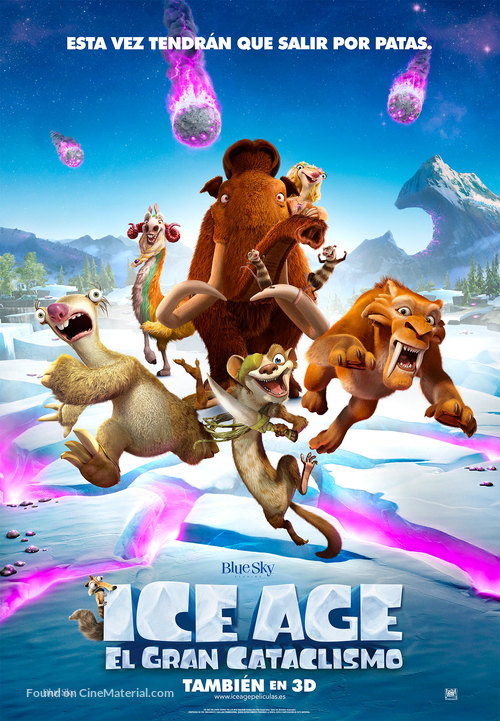 Ice Age: Collision Course - Spanish Movie Poster