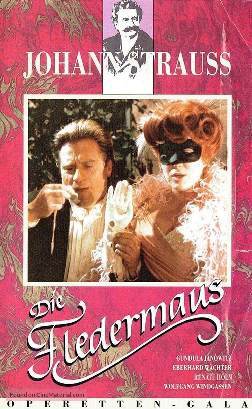 Die Fledermaus - German VHS movie cover