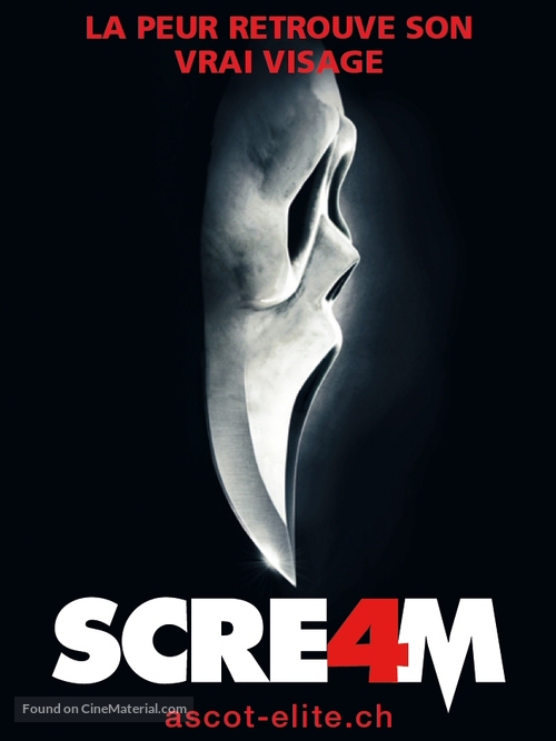 Scream 4 - Swiss Movie Poster