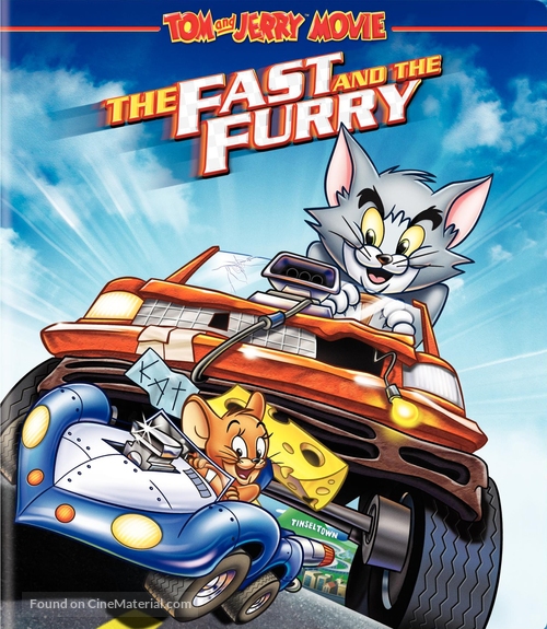 Tom and Jerry: The Fast and the Furry - Blu-Ray movie cover