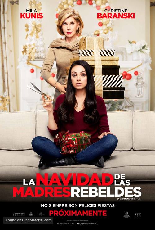 A Bad Moms Christmas - Ecuadorian Movie Poster