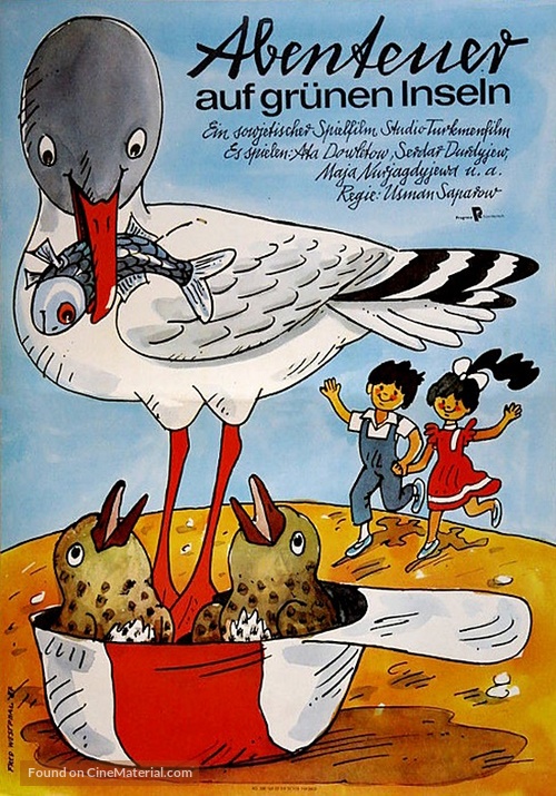 Priklyucheniya na malenkikh ostrovakh - German Movie Poster