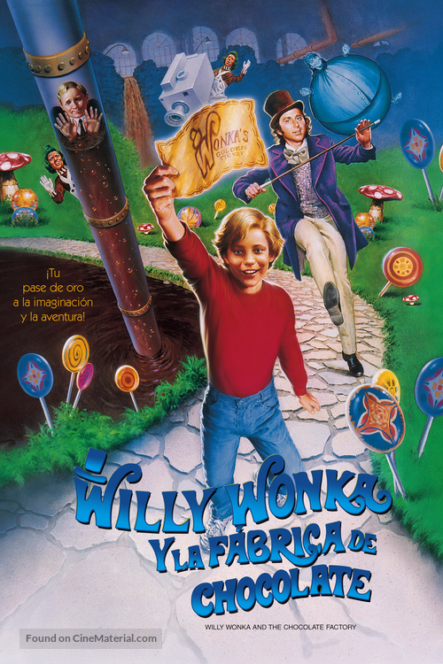 Willy Wonka &amp; the Chocolate Factory - Mexican DVD movie cover