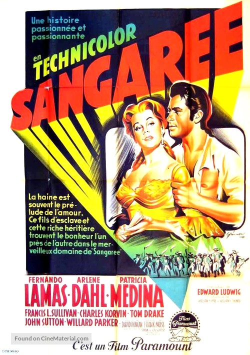 Sangaree - French Movie Poster