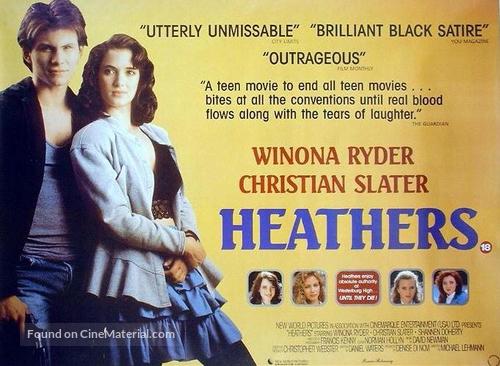 Heathers - British Movie Poster