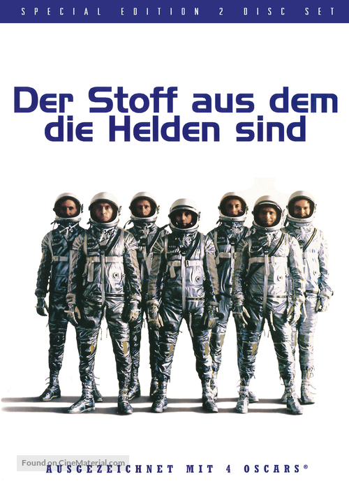 The Right Stuff - German DVD movie cover