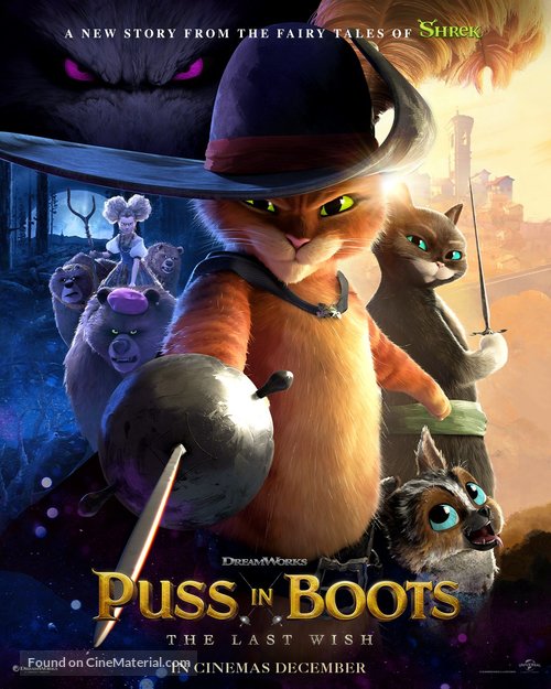 Puss in Boots: The Last Wish - British Movie Poster