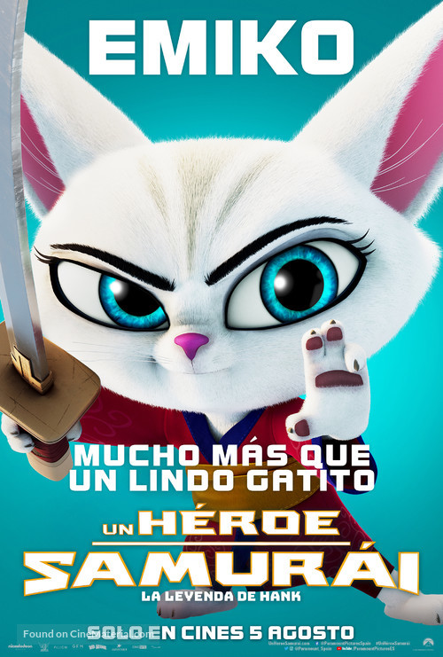 Paws of Fury: The Legend of Hank - Spanish Movie Poster