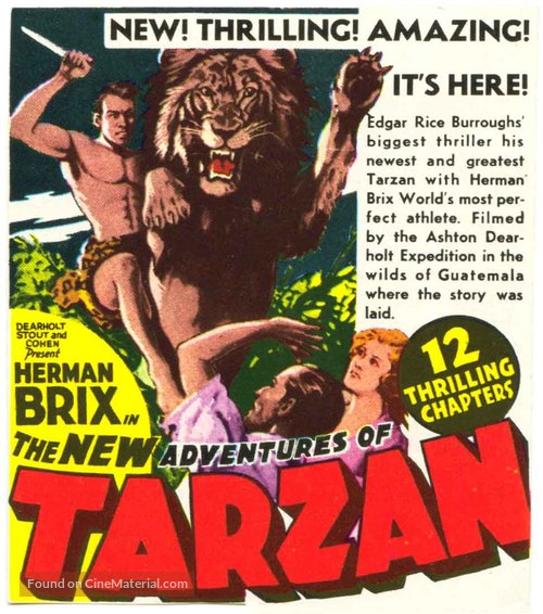 The New Adventures of Tarzan - Movie Poster