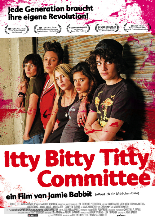 Itty Bitty Titty Committee - German Movie Poster