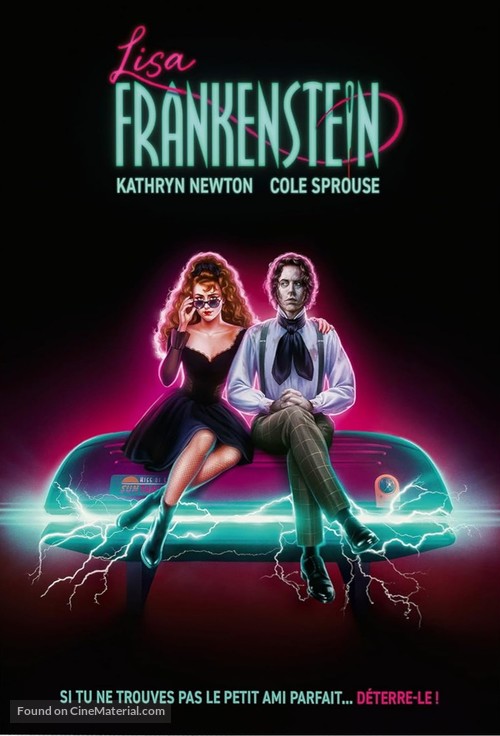 Lisa Frankenstein - French DVD movie cover