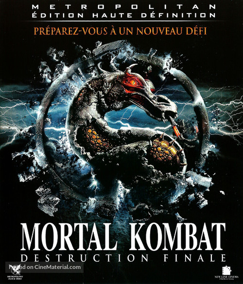 Mortal Kombat: Annihilation - French Blu-Ray movie cover