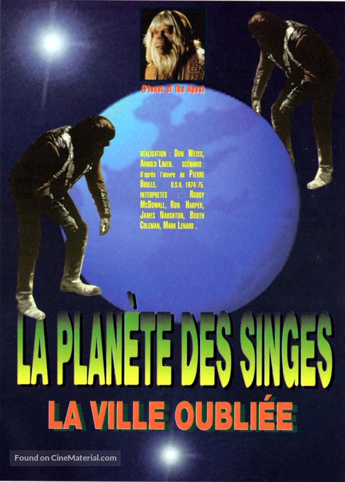 Forgotten City of the Planet of the Apes - French Video on demand movie cover