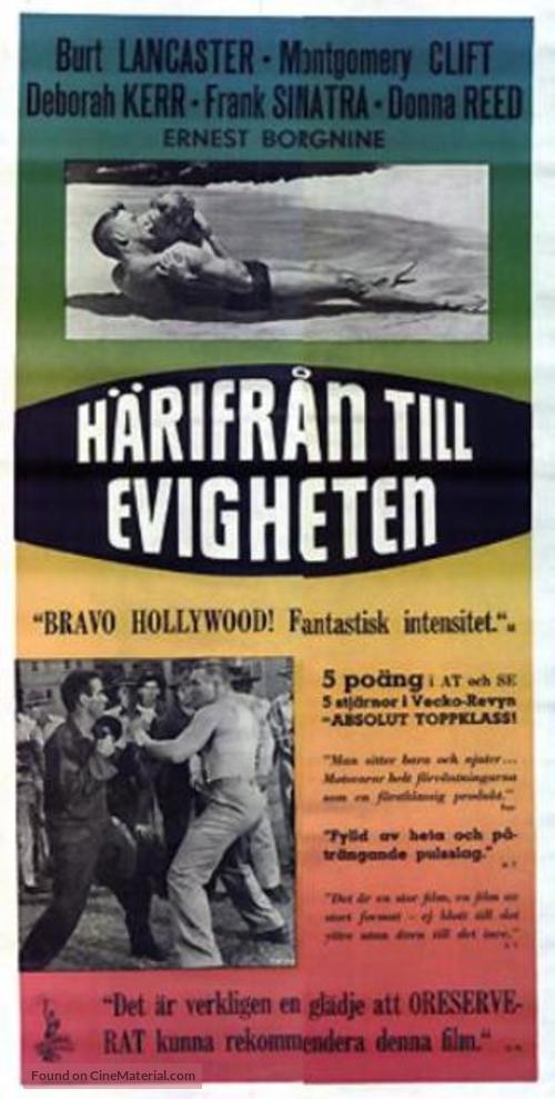 From Here to Eternity - Swedish Movie Poster