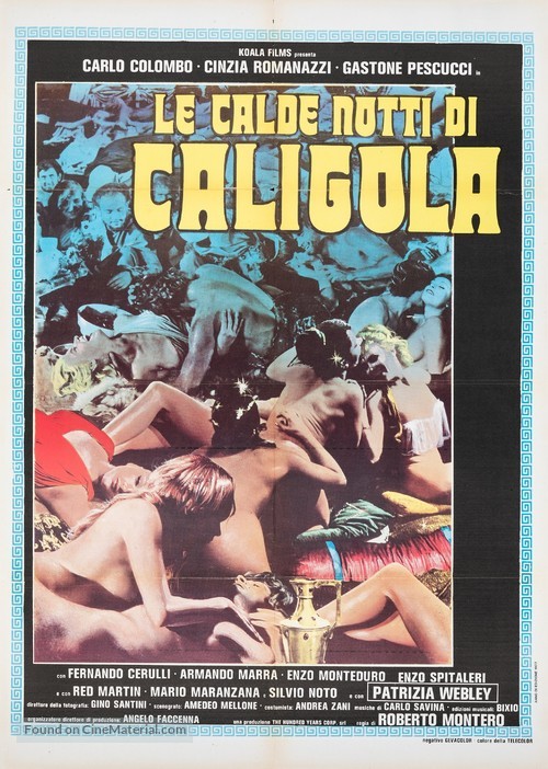 Le calde notti di Caligola - Italian Movie Poster