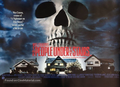 The People Under The Stairs - British Movie Poster