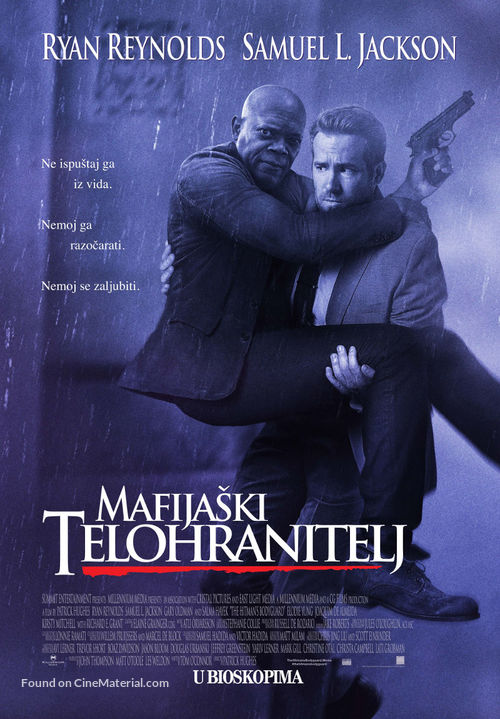 The Hitman&#039;s Bodyguard - Serbian Movie Poster