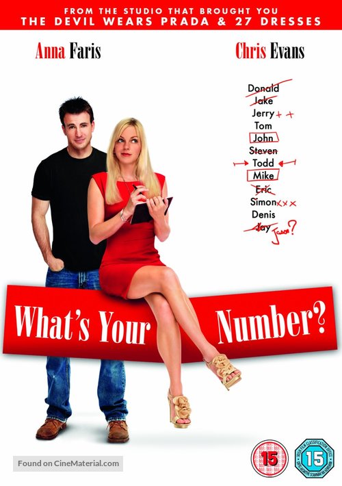 What&#039;s Your Number? - British DVD movie cover