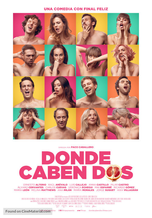 Donde caben dos - Spanish Movie Poster