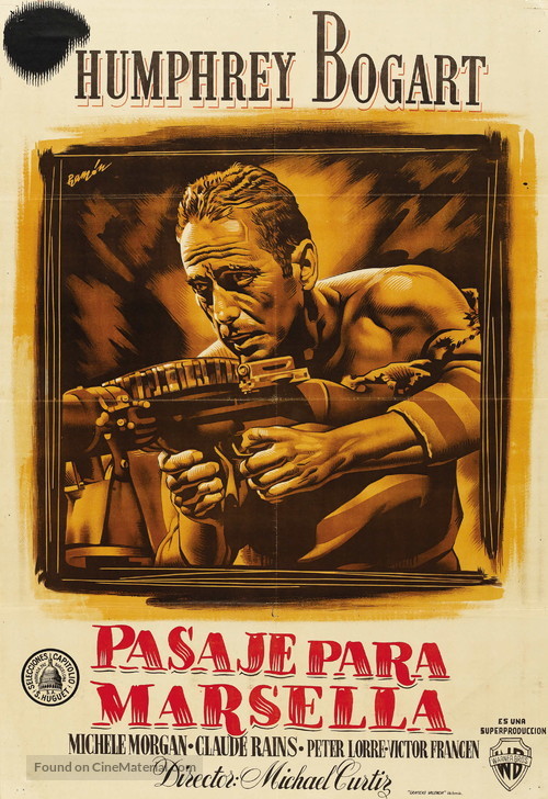 Passage to Marseille - Spanish Movie Poster