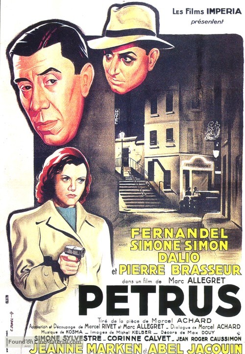 P&eacute;trus - French Movie Poster
