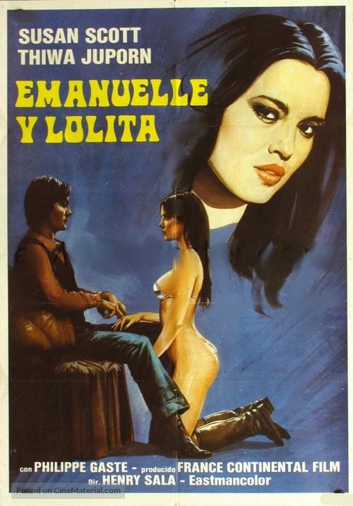 Emanuelle e Lolita - Spanish Movie Poster