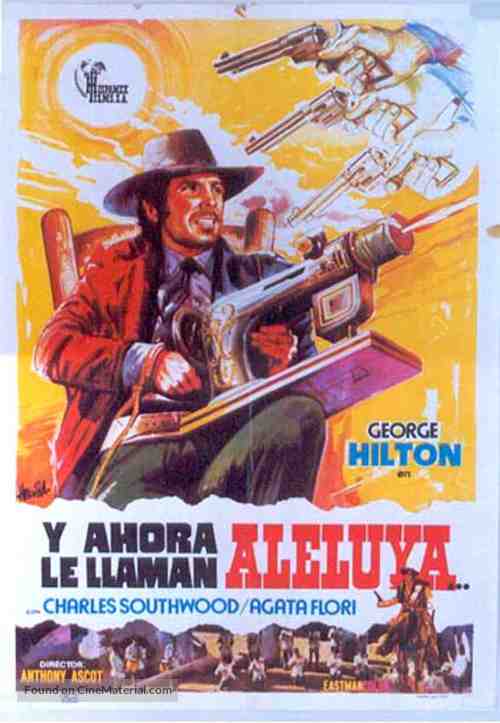 Testa t&#039;ammazzo, croce... sei morto... Mi chiamano Alleluja - Spanish Movie Poster