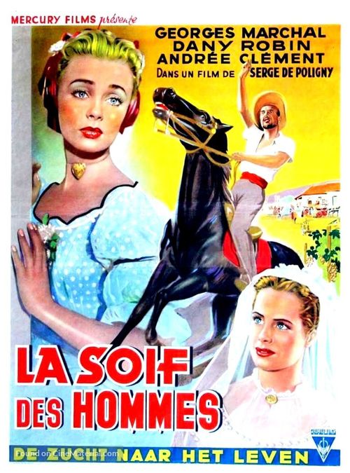 La soif des hommes - Belgian Movie Poster