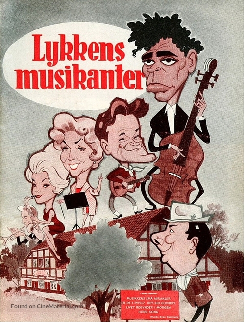 Lykkens musikanter - Danish Movie Poster