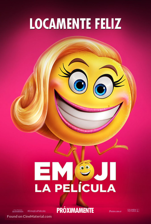 The Emoji Movie - Argentinian Movie Poster