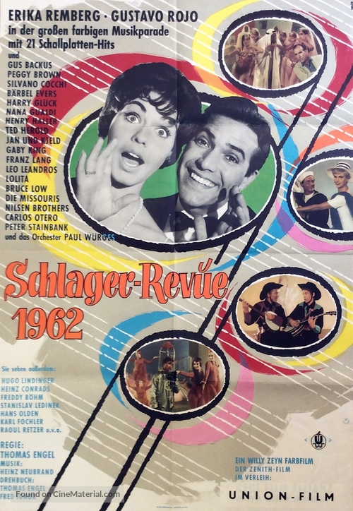 Schlagerrevue 1962 - German Movie Poster