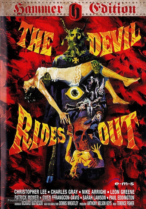 The Devil Rides Out - German DVD movie cover