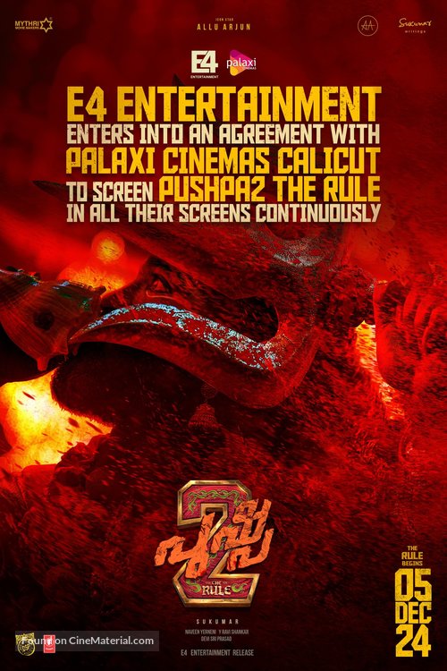 Pushpa: The Rule - Part 2 - Indian Movie Poster