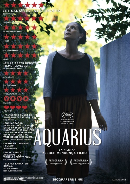 Aquarius - Danish Movie Poster