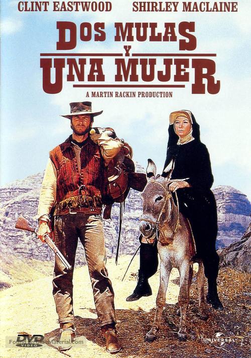 Two Mules for Sister Sara - Spanish DVD movie cover