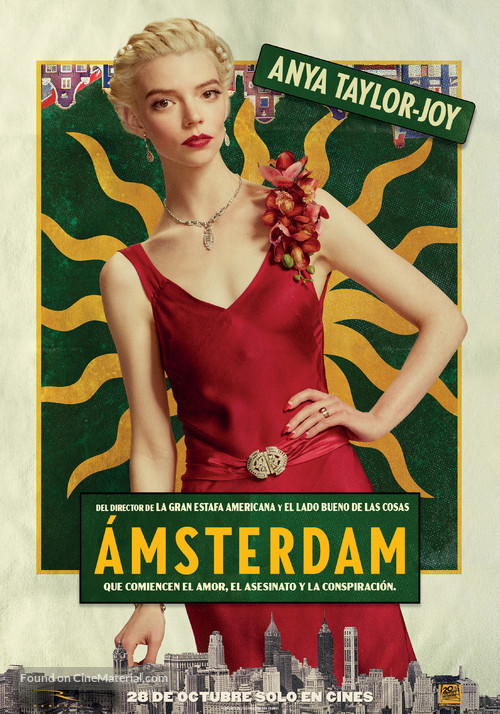 Amsterdam - Spanish Movie Poster