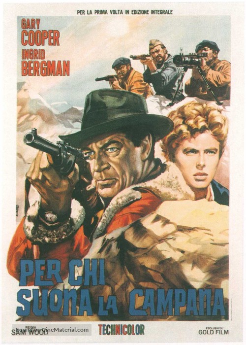 For Whom the Bell Tolls - Italian Movie Poster