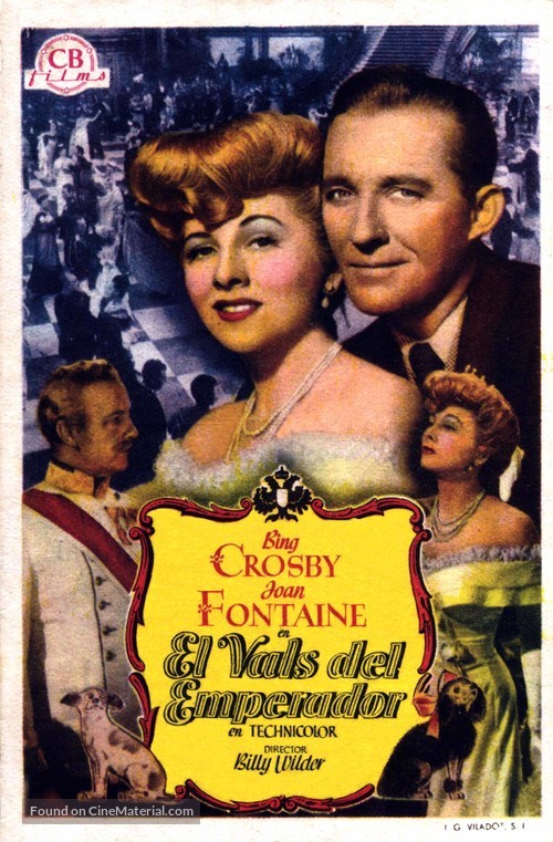 The Emperor Waltz - Spanish Movie Poster