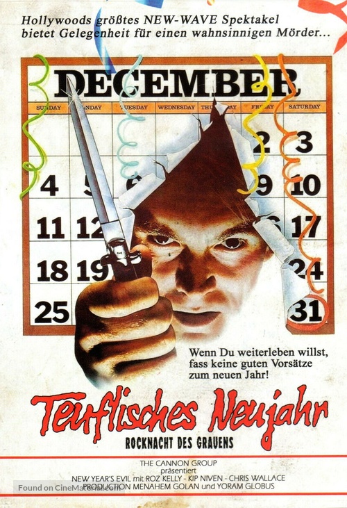 New Year&#039;s Evil - German DVD movie cover