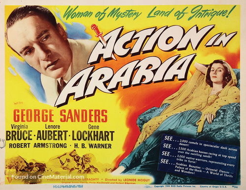 Action in Arabia - Movie Poster