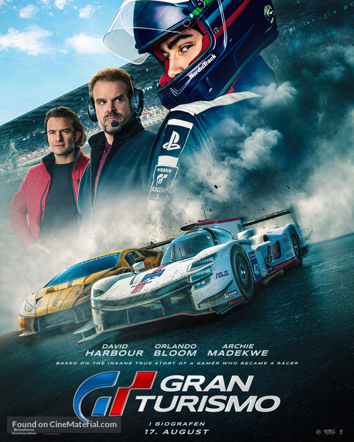 Gran Turismo - Danish Movie Poster