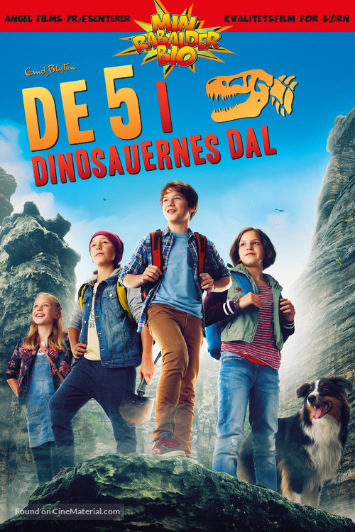 F&uuml;nf Freunde und das Tal der Dinosaurier - Danish Movie Poster