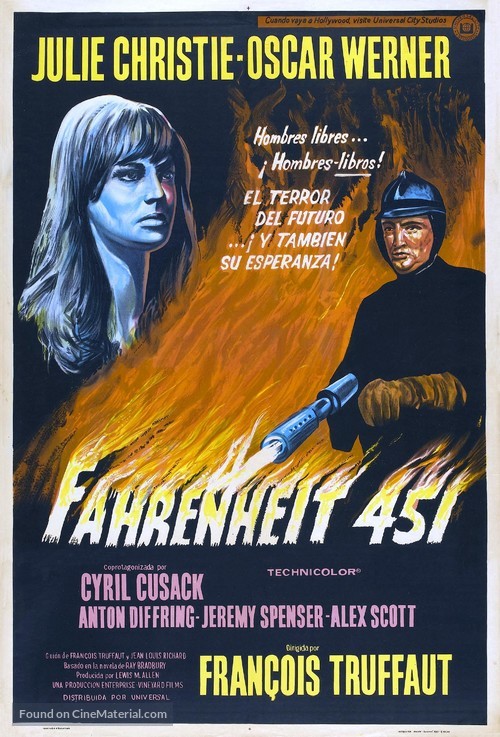Fahrenheit 451 - Argentinian Movie Poster